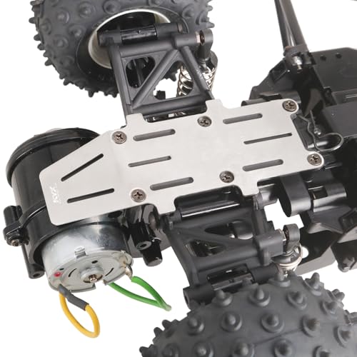KYX Racing Stainless Steel Skid Plate Guard Chassis Guard Upgrades Parts Accessories for 1/10 Rc Crawler Tamiya Hornet-EVO