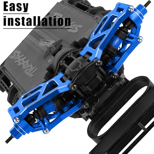 RC Upgrade Parts for Mini Rally VXL Ford RS200/Mini Slash 4X4,(108046-1)(108164-1),Drive Shaft CVD&Suspension Arms&Front Steering Block Knuckles&Rear Hubs&C-Hubs Caster Blocks,Navy Blue - color: Navy Blue(parts)
