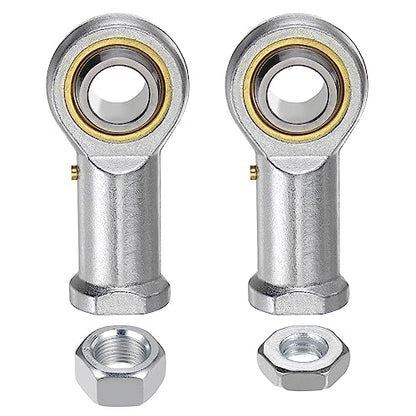 uxcell PHSB12 3/4 Inch Female Rod End Bearing Set - 2pcs of 3/4-16 Left and Right Hand Thread Rod Ends with Jam Nut - size: 3/4