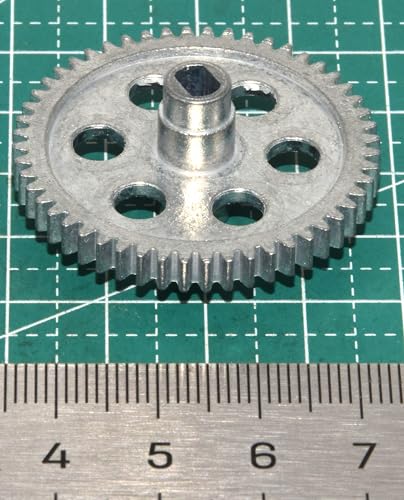 Differential Drive Gear Parts Compatible with WLtoys 1/12 124008 Rc Car Differential Diff Gear Upgrade Parts(silver gray)