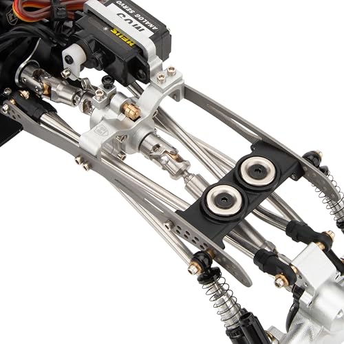 MEUS RACING Titanium LCG Chassis MD24 Dig Chassis for Axial SCX24 1/24 RC Crawler Upgrades (MD24 Dig Chassis) - color: Md24 Dig Chassis
