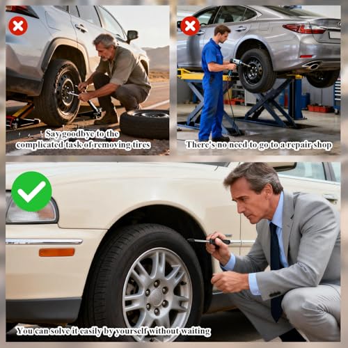 70 PCS Tire Repair Rubber Nails, 10mL Repair Glue, Vacuum Tires, Flat tire Repair Fast Plug Tool Kits, Self-Service Car Puncture Repair Screws with Screwdriver, Set for Car, Motorcycle, Jeep, Bike.