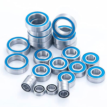 26PCS Complete Blue Ball Bearings Kit for Tekno EB410&ET410&EB410.2 | ET410.2 Upgrade Parts