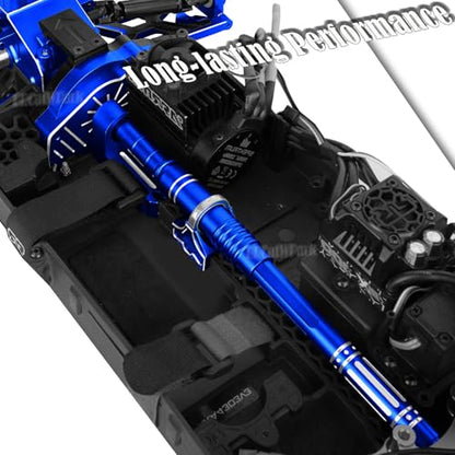 RC Upgrades Part for 1/10 Granite/Senton 3S & Mega550,Shock,A-Arm,Caster Block,Steering Blocks,Stub Axle Carriers,Links,Gearbox,Center Driveshaft Axles,Support,25T Spline,Steering,Blue - color: Navy Blue - (Upgrades Part)