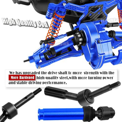 RC Upgrades Part for 1/10 Rustler Stampede (VXL) 2WD,A-Arm,Shock,Drive Shaft,Caster Block,Steering Blocks,Stub Axle Carriers,Steering Bellcranks,Links,Shock Tower,Front Bulkhead,Navy Blue - color: Navy Blue - (Rc Upgrades)