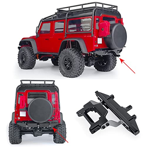 SWX Metal Rear Bumper for TRX4M Defender 1/18 Crawler | Metal Rear Bumper, Bumper Bar, TRX4M, Defender, 1/18 Crawler, Alloy - size: Rear