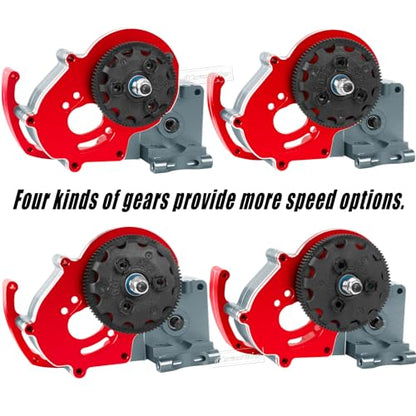 RC 48P 76T 83T 86T 90T Spur Gear &Transmission Gear &Slipper Clutch &Pressure Plate &Slipper Rebuild Kit Upgrades Part for 1/10 Slash 2WD,Rustler/Stampede/Bandit 2WD VXL,Red - color: Red(1set)