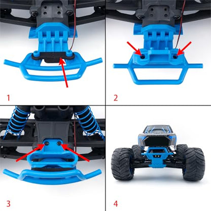 1/10th Front Rear LED Lights Kit for 1/10 ARRMA Gorgon Upgrade Parts