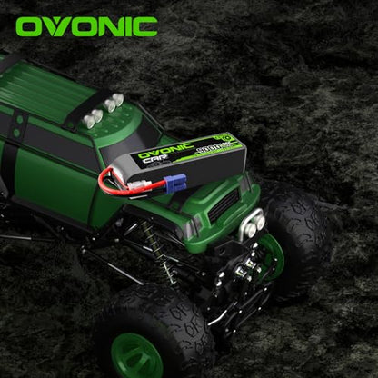 OVONIC 4S LiPo Battery 14.8V 9000mAh 120C with EC5 Plug for RC Car RC Truck Airplane Helicopter Boat Car Racing RC Hobby (2 Packs)