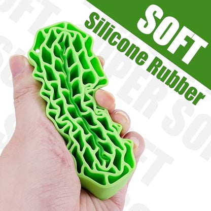 INJORA 1.55" Silicone Rubber Insert Foam for 95-97mm Tires(Green) - color: Green