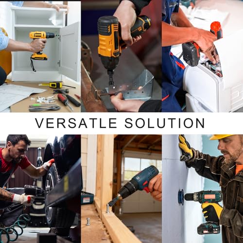 AEROFORCE 41 PCS Magnetic Nut Driver Set, Impact Drill Driver Bit 1/4" Hex Shank, SAE & Metric Cr-V Steel Power Nut Drivers with Quick-release Extensions, Impact Socket Adapters, Bit Holder - size: 41PCS Magnetic Nut Driver Set