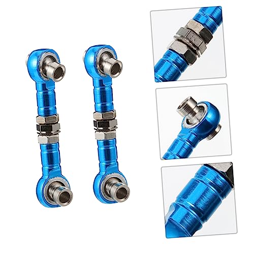 SOLUSTRE 2PCS Adjustable Steering Linkage Tie Rod for RC Car and Truck High Precision Linkage Steering Rods Sturdy Connection for Enhanced Control