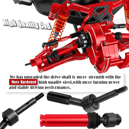 RC Upgrades Part for 1/10 Rustler Stampede (VXL) 2WD,A-Arm,Shock,Drive Shaft,Caster Block,Steering Blocks,Stub Axle Carriers,Steering Bellcranks,Links,Shock Tower,Front Bulkhead,Red - color: Red - (Rc Upgrades)