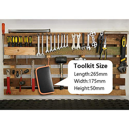 Soldering Iron Kit Electronics, 21-in-1, 90W Adjustable Temperature Soldering Iron, 5pcs Soldering Iron Tips, Soldering Iron Stand, Desoldering Pump, Magnifier, Solder Wire, Tweezer, PU Carry Bag