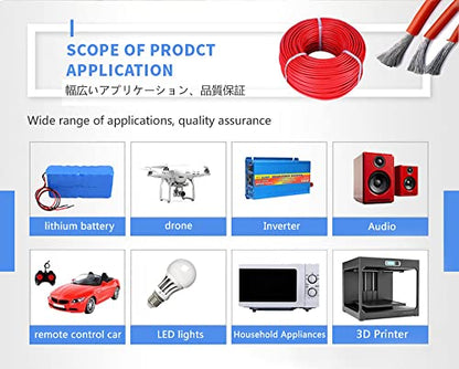 26AWG 8 Colors Silicone Electrical Wire Kit Hook Up Cable for Electronics DIY Working Solid Wire Spool and Lamps, Home Appliances, Batteries, Electronic, etc. Included Tools (8x33ft Solid) | DIY Working Solid Wire Spool and Lamps, Home Appliances, Batteri