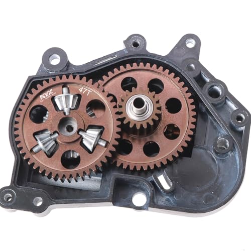 KYX Racing Aluminum Rear Transmission Gear Set Upgrades Accessories for 1/10 RC Crawler Car Tamiya Hotshot II
