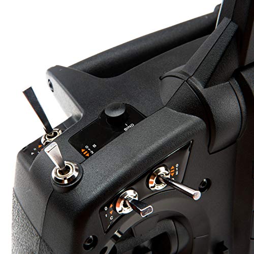Spektrum DX6e 6-Channel DSMX 2.4GHz RC Radio Transmitter Only (No Receiver) with 250 Model Memory | Telemetry | Wireless Trainer Link, SPMR6655 , Black