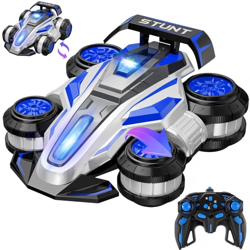 High Speed Drift Remote Control Stunt Deformation Car for 4-16 - color: Blue