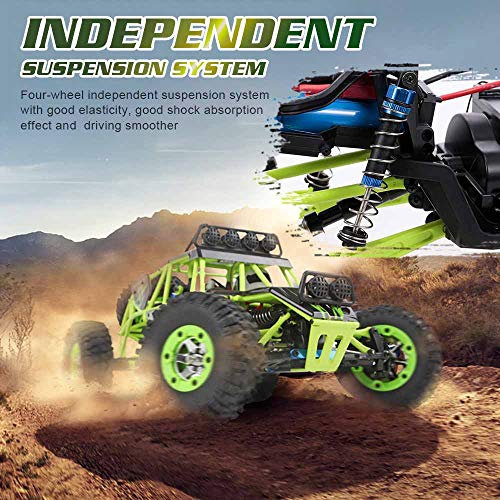 GoolRC WLtoys 12428 RC Car, 1/12 Scale 4WD 50km/h High Speed RC Rock Crawler, 2.4Ghz Remote Control Off Road Truck for Adults
