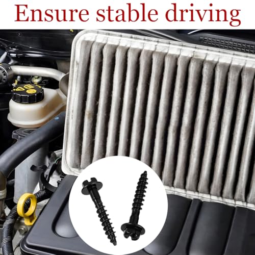 5PCS Car Air Box Screws, Vehicle Air Filter Fixing Retaining Bolts Parts, Automotive Engine Housing Fasteners Repair Screw Accessories, Compatible with Denali Compass Patriot