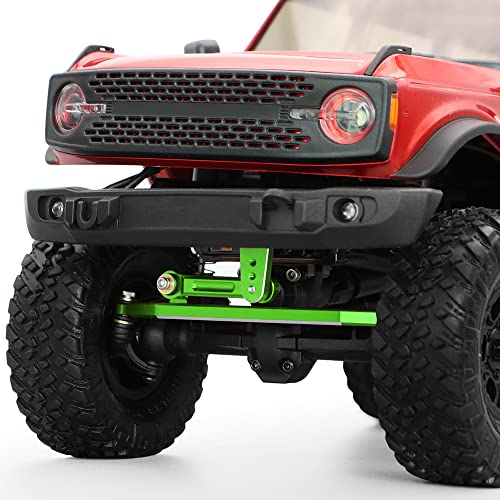 SCX24 Servo EMAX Servo with Servo Mount & Arm & Steering Link Set GR | Metal Gear Steering Servo, SCX24 Upgrade Parts - color: Green