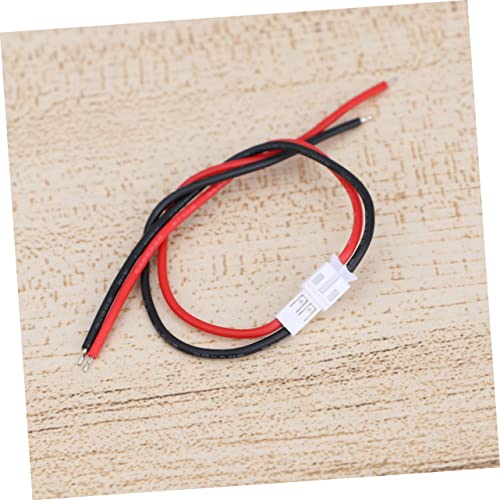 INOOMP 20Pcs Ultra Soft Silicone Battery Connector Wires with Male and Female Adapters High Temperature Resistant Power Cables for Rc Boat Car and Aircraft Connections