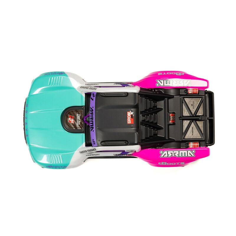 ARRMA Mojave GROM 223S BLX Brushless 4X4 Small Scale Desert Truck RTR with Battery & Charger - Remote Control Car, RC Racing Car 4WD 1/18 On-Road (Teal (ARA2304ST1))