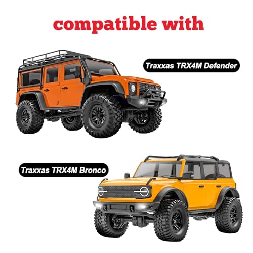 HobbyPark Aluminum Metal Front Bumper Mounts for Traxxas TRX4M 1/18 RC Crawler - style: Front