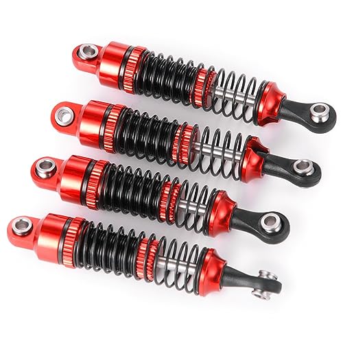 52mm Shock Absorber Damper Upgrade Parts, Red | For 1/18 TRX4M, RC Crawler Car - color: Red