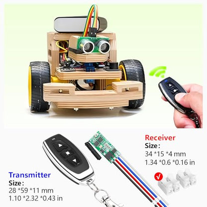 DieseRC Mini Wireless 12V DC Motor Remote Control Switch, Micro DC 5V~24V 1A Receiver Controller, Radio Control Motor Move Forward and Reverse for Micro DC Motor Electric Lock DIY Science Toys RC Boat