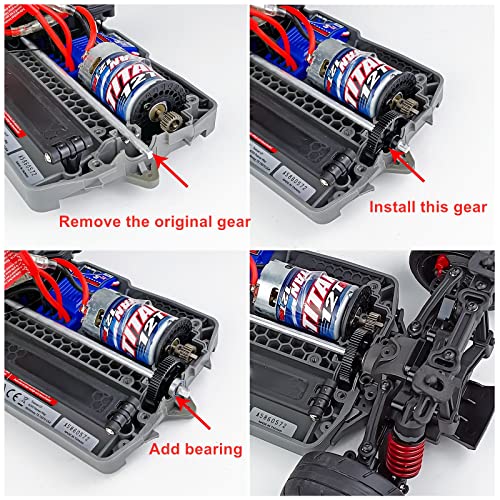 Steel Spur Gear 62T 48P Gears for 1/10 Ford Bronco 4-Tec 2.0 | RC Car Upgrade Parts - style: 62T