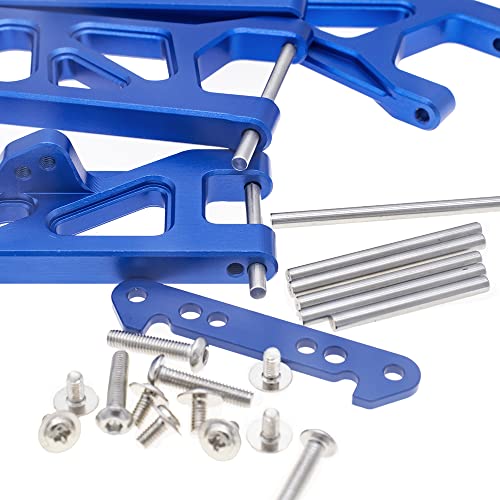 4Pcs Aluminum Front & Rear Suspension A Arms Set for 1/10 ECX 2WD Series RC Car Upgrade Parts-Replacement of ECX1018，ECX1019