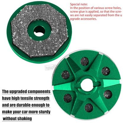 RC 48P&83T Upgrades Parts Spur Gear&Slipper Clutch&Transmission Gear&Slipper Rebuild Kit for 1/10 Slash/Rustler/Stampede/Bandit 2WD(VXL),Pressure Plate Hops up,Green - color: Green(48P&83T)