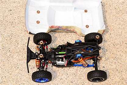 Axial Yeti Jr. SCORE Trophy Truck (AX90052) Upgrade Parts Aluminum Front & Rear Magnetic Body Mount - 4Pcs Set Red