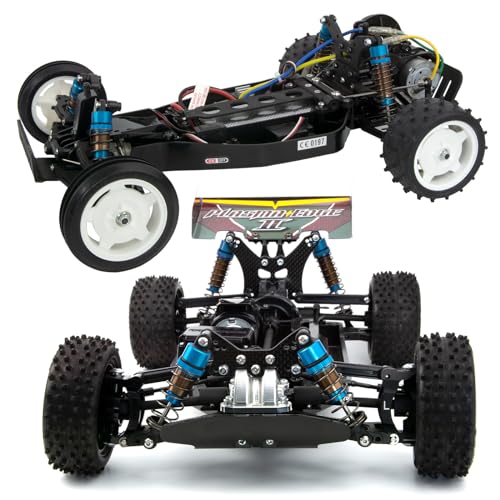 1/10 70MM 95MM RC Oil filled Shock Absorbers kit for Tamiya TT-02B DT-02 DT-03 1/10 Buggy Car Upgrades Parts (Blue) - color: Blue