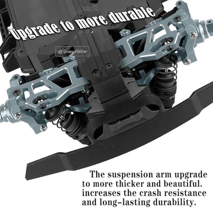 RC Upgrade Parts for Mini Slash 4X4,Mini Rally VXL Ford RS200(#108164-1#108046-1),RC Driveshafts CVD,A Arms,Caster Block Set,Steering,Turnbuckles Links,Dirt Resist Guard Cover,Titanium - color: Titanium(1set)
