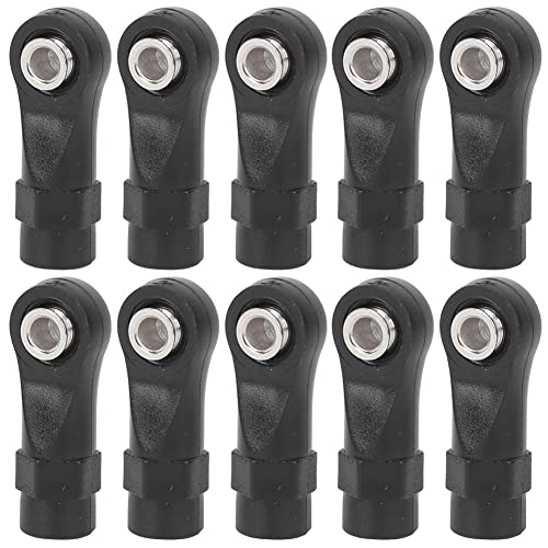 Replacement Part For 10pcs M4 Link Linkage Rod End Width Balls Joint Head Set For -4 1/10 RC Car Spare Parts Link Linkage Rod