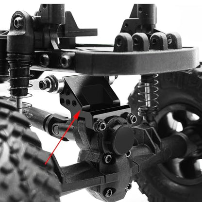 RCHUBAM Adjustable Rear Link Mount for 1/24 SCX24 AXI00001 AXI00002 | Aluminum Rear Link Bracket,Suspension Upgrade Parts for SCX24 AXI00005 AXI00006