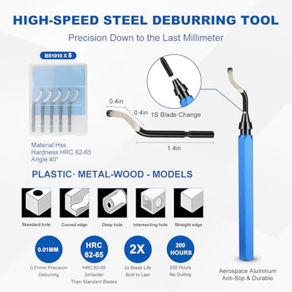 3D Printer Tools Kit - 58PCS 3D Printer Accessories 3D Printing Tool Kit with Nozzle Cleaning Kit, Deburring Tool, Scraper, Files, Carving Knife, Tweezers – 3D Print Tools for FDM/SLA/Bambu lab - style: 58pcs 3D Printing Tool Kit with Deburring Tool