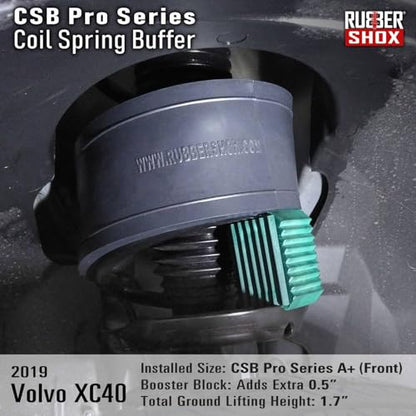 RubberShox CSB Pro, Size A+, Coil Spring Buffer/Spacer | 65A hardness, universal fitment - color: CSB Pro, size: A+