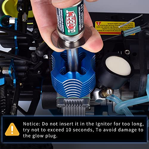 GLOBACT RC Glow Plug 70117 N3 Hot Spark for Kyosho Redcat HPI HSP 1/8 1/10 | Replace OS 8, Nitro Engine Parts