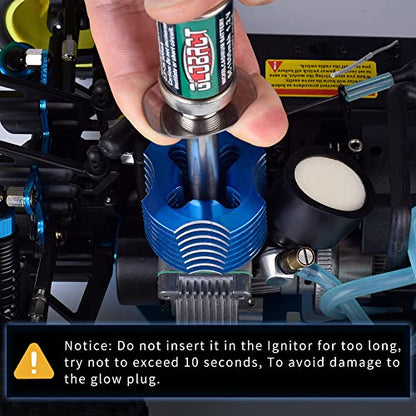 GLOBACT RC Glow Plug 70117 N3 Hot Spark for Kyosho Redcat HPI HSP 1/8 1/10 | Replace OS 8, Nitro Engine Parts