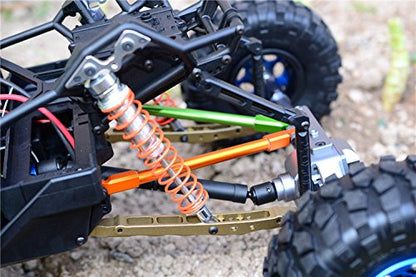 Aluminum Rear Cage Components for 1/10 Yeti 90026 90056 RC Buggy Black AX31102