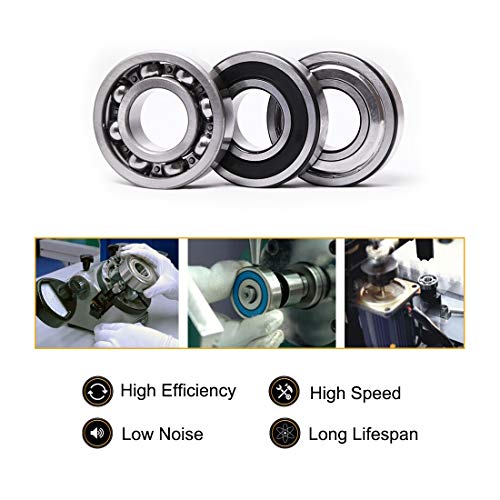 uxcell 685ZZ Ball Bearing 5mm x 11mm x 5mm Double Shielded 685-2Z Deep Groove Bearings, Carbon Steel (Pack of 20) - size: 5mmx11mmx5mm