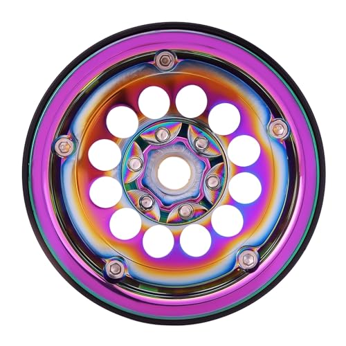 INJORA 224g Brass & Aluminum -10mm Offset Wheel for 1/10 RC Crawler (W2257)