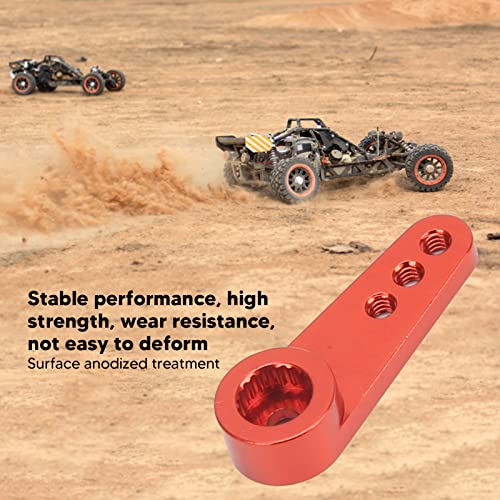 RC Servo Arm, Aluminum Alloy CNC Machined 21 Tooth Servo Horn for RC Cars Drones Robotics Model Building Enthusiasts
