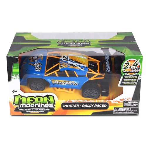 Mean Machines 2.4GHz RC Ripster Rally Racer; Rear Wheel Drive for Drifting Mastery; Colors Will Vary - style: Ripster