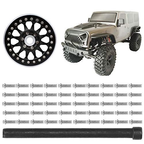 VGEBY RC Car Screw 50Pcs RC Car Wheel Rims Hub Screws Stainless Steel Screws for 1/10 RC Crawler Car - size: M2.5