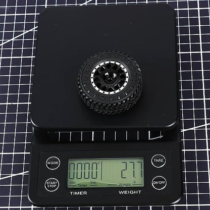 RCAWD Alum Barrage Beadlock Wheels and Tires for 1/24 ECX Barrage RGT FTX 1/24 Series Upgrades Part