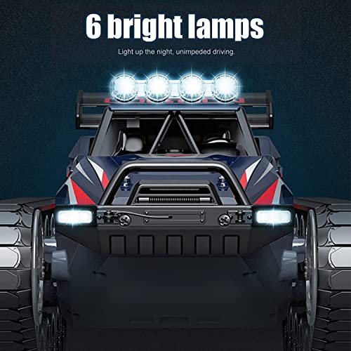 GoolRC RC Tank Car, 1/12 Scale 2.4GHz Remote Control Tank, 360?Rotating Off-Road RC Crawler Military Vehicle with Rechargeable Battery Gifts for Adults Teens (Red) - color: Red